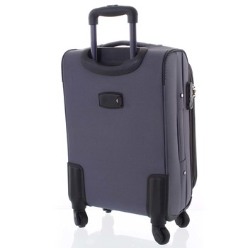 Cestovní látkový šedozelený kufr - Ormi Nitire M