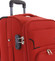 Cestovní látkový červený kufr sada - Ormi Nitire S, M, L