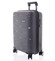 Luxusní tmavě šedý skořepinový vzorovaný kufr sada - Ormi Predhe M, S
