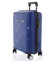 Luxusní modrý skořepinový vzorovaný kufr sada - Ormi Predhe M, S