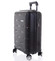 Luxusní černý skořepinový vzorovaný kufr - Ormi Predhe M