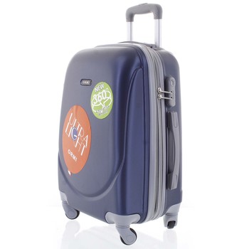 Pevný cestovní kufr modrý - Ormi Evenger L