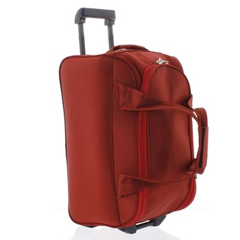 Tmavě červená cestovní taška na kolečkách - Lumi Sakk M