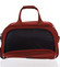 Tmavě červená cestovní taška na kolečkách - Lumi Sakk M