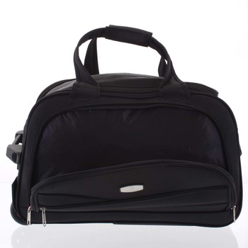 Černá cestovní taška na kolečkách - Lumi Sakk L