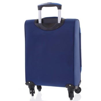 Kvalitní elegantní látkový modrý cestovní kufr sada - Ormi Mada L, M, S