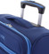 Kvalitní elegantní látkový modrý cestovní kufr - Ormi Mada S