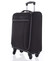 Kvalitní elegantní látkový černý cestovní kufr - Ormi Mada S