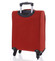 Kvalitní elegantní látkový červený cestovní kufr - Ormi Mada L