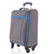 Kvalitní elegantní látkový šedý cestovní kufr - Ormi Mada S