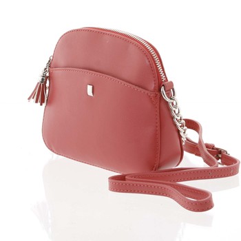 Dámská tmavě růžová crossbody mini kabelka - David Jones Shirley