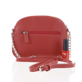 Dámská tmavě růžová crossbody mini kabelka - David Jones Shirley