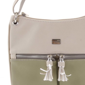 Stylová dámská crossbody kabelka májově zelená - David Jones Valeriana