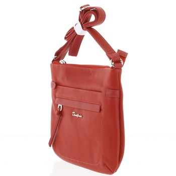 Dámská červená crossbody kabelka - David Jones Alessandra