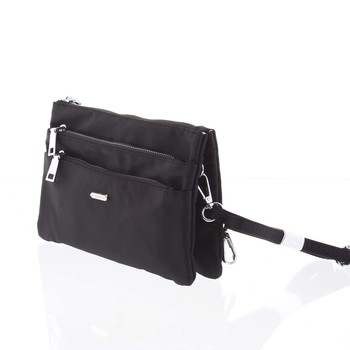 Stylová dámská listová crossbody kabelka černá - David Jones Daniella