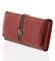 Dámská peněženka kožená lakovaná červená - Cavaldi H223