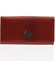 Dámská elegantní kožená peněženka červená - Cavaldi H271