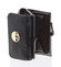 Malá dámská peněženka kožená černá - Rovicky 55287