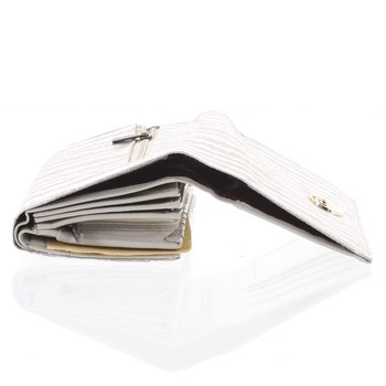 Dámská peněženka kožená stříbrná - Rovicky 76112
