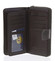 Dámská peněženka kožená černá - Rovicky 76116