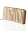Luxusní dámská kožená peněženka pouzdro zlaté - Rovicky 77006