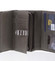 Dámská peněženka velká kožená černo-šedá - Rovicky 1077