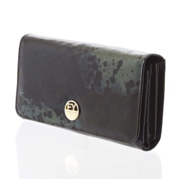 Dámská peněženka velká kožená černá - Rovicky 1077