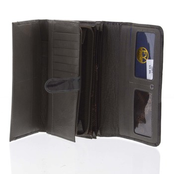 Dámská peněženka velká kožená olivová - Rovicky 1077