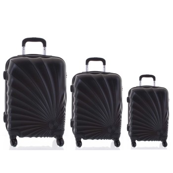 Originální pevný cestovní kufr černý sada - Ormi Sheli L, M, S