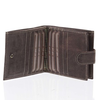 Pánská kožená peněženka hnědá - BUFFALO Kedar
