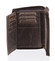 Pánská kožená peněženka na zip hnědá - BUFFALO Judah