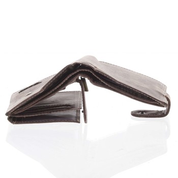 Pánská kožená peněženka se zápinkou hnědá - BUFFALO Aretas