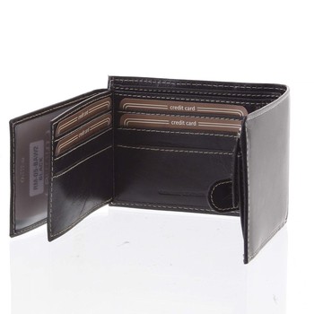 Klasická pánská kožená peněženka černá - BUFFALO Draven