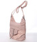 Elegantní dámská kabelka přes rameno růžová - Silvia Rosa Yahaira
