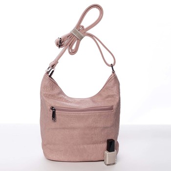 Malá prošívaná růžová crossbody kabelka - Silvia Rosa Anjali