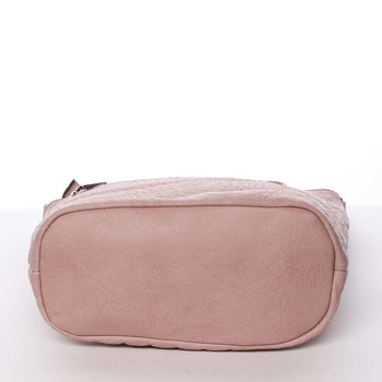 Malá prošívaná růžová crossbody kabelka - Silvia Rosa Anjali