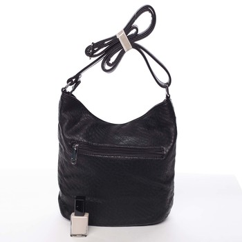 Malá prošívaná černá crossbody kabelka - Silvia Rosa Anjali