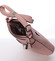 Růžová elegantní dámská crossbody kabelka - Silvia Rosa Shadia