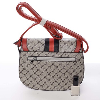 Módní originální dámská červená crossbody kabelka - Silvia Rosa Kristel 