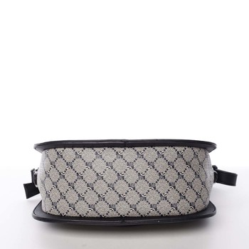 Módní originální dámská černá crossbody kabelka - Silvia Rosa Kristel 