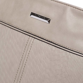 Módní světlá taupe dámská crossbody kabelka - Silvia Rosa Nicoll