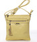 Módní dámská žlutá crossbody kabelka se vzorem - Silvia Rosa Gillian 