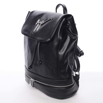 Trendy dámský městský batoh černý - Silvia Rosa Karely