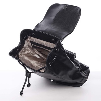 Trendy dámský městský batoh černý - Silvia Rosa Karely