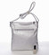 Krásná dámská stříbrná crossbody kabelka se vzorem - Silvia Rosa Xiomy 