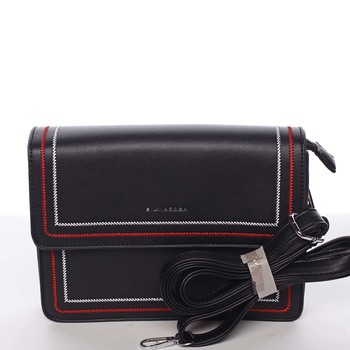 Originální elegantní crossbody kabelka černá - Silvia Rosa Cielo 