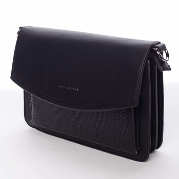 Elegantní a luxusní černá crossbody kabelka - Silvia Rosa Sheyla