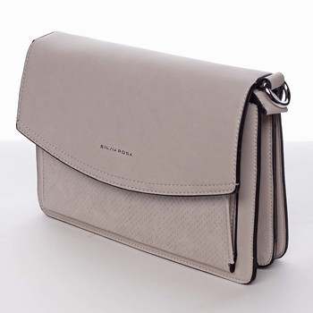 Elegantní a luxusní pískově béžová crossbody kabelka - Silvia Rosa Sheyla