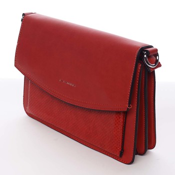 Elegantní a luxusní červená crossbody kabelka - Silvia Rosa Sheyla