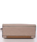 Elegantní pevná dámská crossbody kabelka taupe - Silvia Rosa Molly